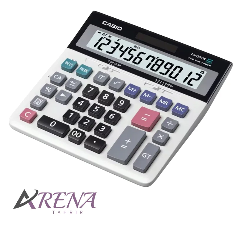 ماشین حساب کاسیو مدل DS-120TV