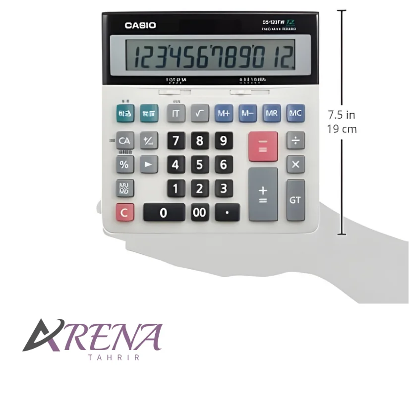 ماشین حساب کاسیو مدل DS-120TV