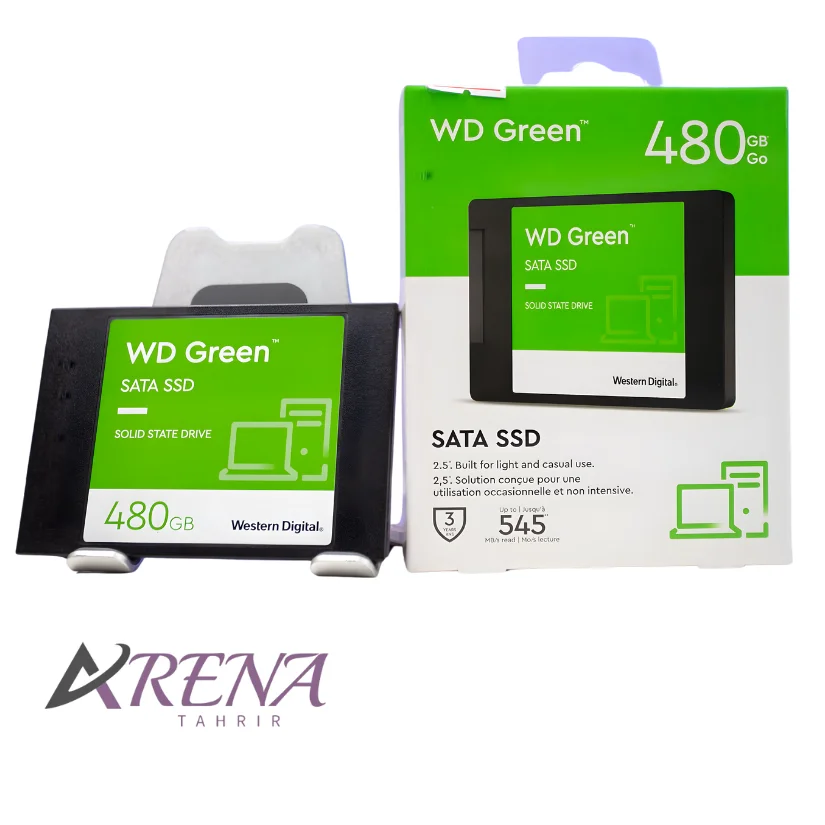 حافظه SSD اینترنال WD Green SATA ظرفیت 480 گیگ