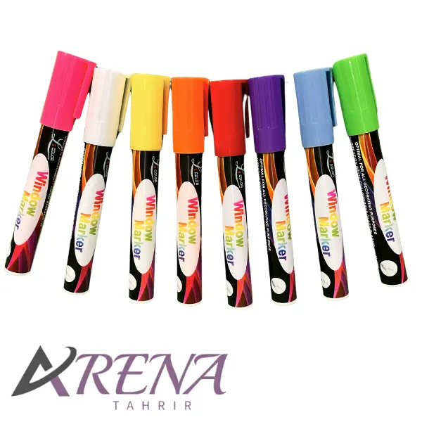 ماژیک وایت برد ال کالر مدل FL-001 بسته ۸ عددی