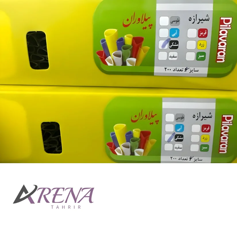 شیرازه نمره 6 سایز A4 پیلاوران بسته 200 عددی مشکی - Image 4