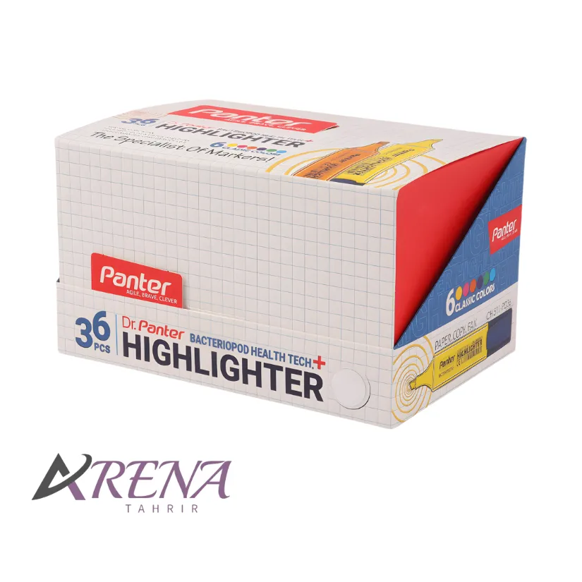 هایلایتر پنتر کلاسیک CH-511 بسته 36 عددی