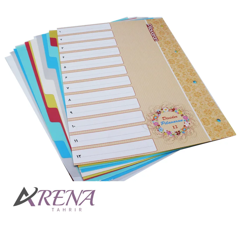 دیوایدر پلاستیکی 12 عددی پیلاوران 6 رنگ - Image 2