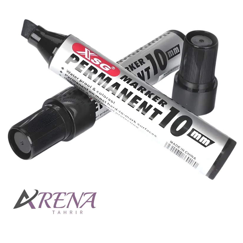 ماژیک XSG 600 نوک تخت بسته 10 عددی