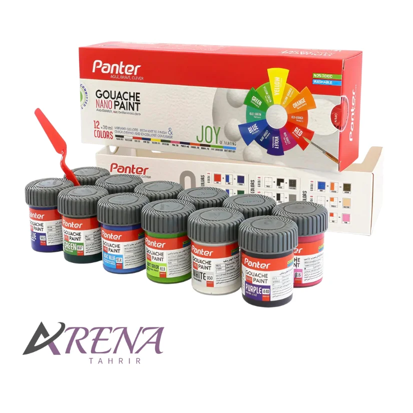 گواش 12 رنگ پنتر کد GP-711-12