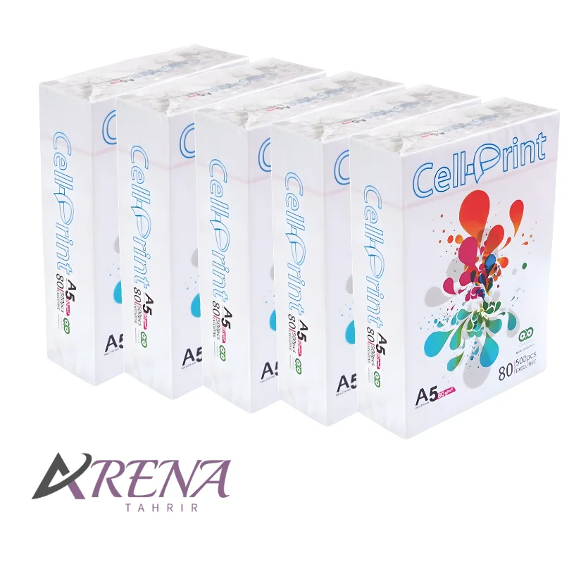 کاغذ A5 سل پرینت بسته 500 عددی